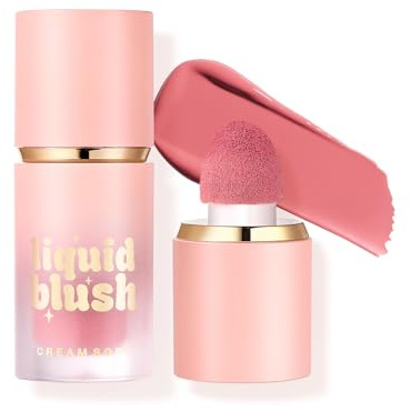 Blushes liquides mélangeables pour une teinte naturelle des joues, un maquillage hydratant longue durée avec finition mate pour un maquillage quotidien