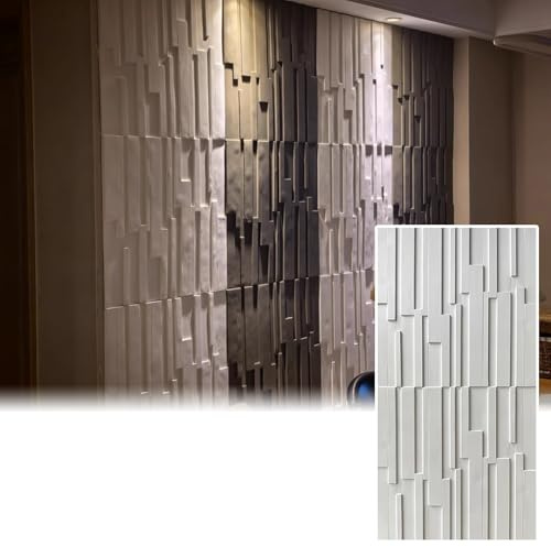 3D-räfflade strukturerade väggpaneler – dekorativ lamellväggbeklädnad för hemkonst, TV-bakgrund, vardagsrum, Wainscoting, elegant väggtäckning, modern inredning