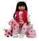 AIBAOLIAN Reborn Puppen, 60 cm, weiches Silikon, Reborn-Baby-Mädchen-Puppe, Stoffkörper, lebensecht aussehend, Neugeborenen-Puppen, Spielzeug, Kleinkind, Weihnachten, Geburtstagsgeschenk