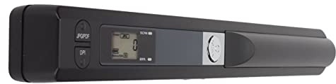 Scanner manuale USB Wireless scanner documenti 300 600 900DPI, formato JPEG e PDF, con scheda di memoria, per documenti foto riviste (nero)