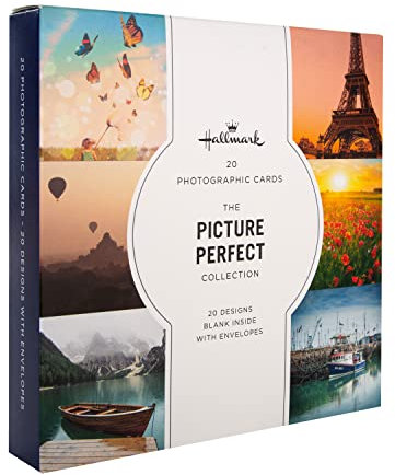 Hallmark Gallery Blanko-Karten – Multipack von 20 in 20 malerischen Foto-Designs