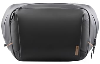 PGYTECH OneGo Solo V2 Kamera Umhängetasche Wasserdicht 6L, Fototasche für Spiegelreflexkameras Kompatibel mit Canon SLR Kamera, Sony, Nikon, DJI Avata 2, DJI Mavic 3, ipad pro 11'', Schwarz