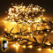 SALCAR 5m 500er LED Cluster Lichterkette Außen, Weihnachtslichterkette mit 8 Modi und Memory, Wasserdicht Christbaumbeleuchtung für Innen Außen Garten Weihnachtsbaum Hochzeit, Warmweiß