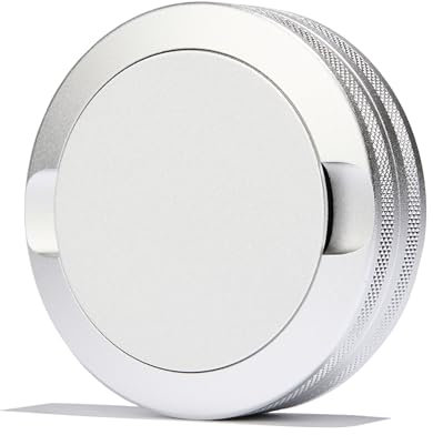 ZUMIQ SNUS Tin with 2 Compartments, Design Rim for Extra Grip, 4 Colours (Dark Green, Black, Grey, Silver) - Practical and Stylish SNUS Storage for On the Go (Silver)