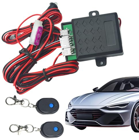 Inmovilizador para Coche | Seguridad y Protección por Control Remoto | Seguridad para Autos,para Prevención en Aparcamiento Exterior 12V y Protección de Camiones y