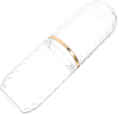 GARVALON Étui de Voyage Multifonction Transparent pour Brosses à Dents et Dentifrice, Double Compartiment avec Gobelets Intégrés, Léger et Compact, pour Salle de Bain, Camping