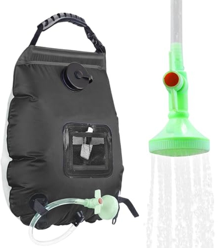 Solenergidusch 20 Liter Solvärmd Duschväska Med Duschhuvud Och