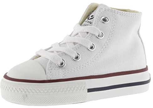 victoria Sneaker Alte Unisex Tribu Tela & Punta in Gomma 106500 per Adulto Blanco 35