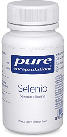Pure Encapsulations - Selenio - Integratore Alimentare di Selenio Organico (Selenometionina) Senza Lievito - 30 Capsule