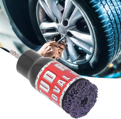 Fyearfly Bolzen Rost Entfernungswerkzeug, Radbolzen Reiniger Naben Reiniger Radnabenschleifer Satz für 0,5-Zoll Schlagschrauber, Elektrische Bohrmaschine Reinigungswerkzeug