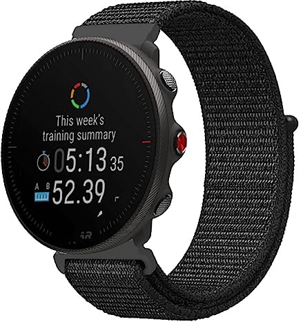 ZUREGO Nylon Solo Loop Armband für Polar Vantage M2/Vantage M/Grit X/Grit X Pro, Nylon Armbänder Uhrenarmband Sport Ersatzband Kompatibel mit Polar Vantage M2/Vantage M/Grit X/Grit X Pro Armband (12)