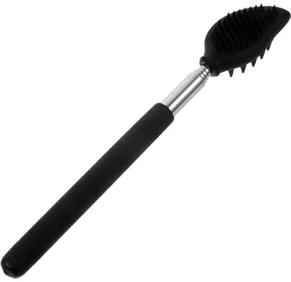 HAPINARY Rascador De Espalda Telescópico De Silicona Flexible Masajeador Corporal Portátil Para Aliviar Picor y Relajación Útil Herramienta Para Masaje Cervical y Hombros