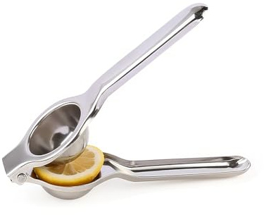 Manual Lemon Squeezer, Stainless Steel Lemon Manual Press Juicers, Engineered Hand Squeezer, Hand Press Juicers for Lemon Citrus Orange or Lime Fruit