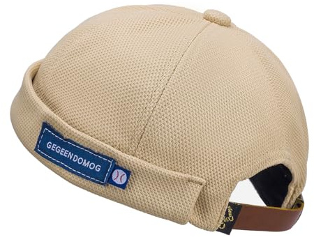 CLAPE Berretto da Uomo con Docker Cappellino da Portuale Cappelli Senza Visiera Berretto Uomo con Protezione UV 50 Cappellino Estivo