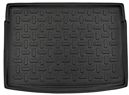 SCOUTT | Kofferraumwanne Laderaumwanne Kompatibel mit Golf 5 V, 6, 3 / Fließheck 2003-2013, mit Hoher Rand, Kofferraum-Schutzmatte, Geriffelt