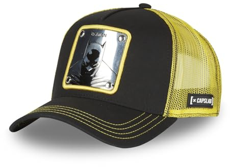 Capslab Batman DC Schwarz Silber Trucker Cap - One-Size