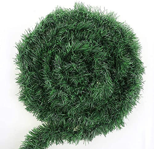 LOKIPA Christmas Green Garland Decorations ,50Feet/15.5 M Home Garden Artificial Greenery Decorations for Christmas Holiday Decoration