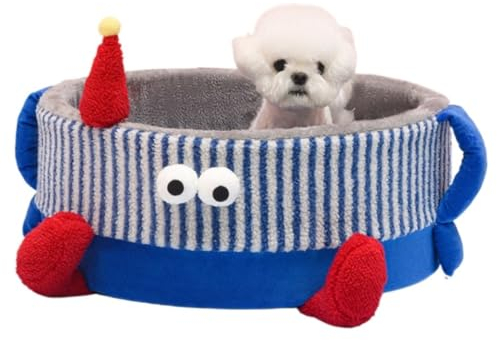LOSTIS Haustierbett Hundebett Orthopädisches Haustierbett für große und mittelgroße kleine Hunde, Abnehmbarer und waschbarer Bezug Katzenbett Tierbett (Color : A, Size : 50 * 50 * 20cm)