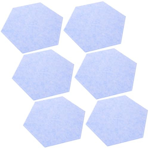 Angoily 6er-pack Sechseckige Wandfliesen Selbstklebende Pinnwand-aufkleber Für Die Dekoration Zu Hause Oder Im Büro
