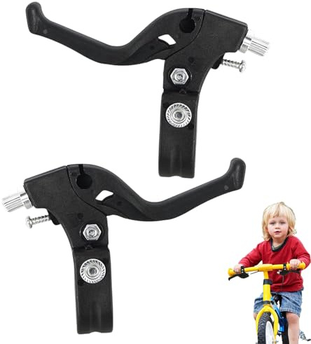 Rainway Palanca de freno para bicicleta, 1 par de mangos de freno de bicicleta, palanca de freno reemplazable, palanca de freno de repuesto para bicicleta de carretera, bicicleta de montaña y la