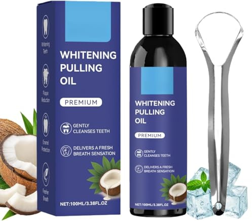 Coconut Oil for Teeth Pulling,Natural Coconut Oil Pulling,Oil Pulling,Oil Pulling,Coconut Oil Pulling Mouthwash for Teeth Whitening & Fresh Breath,Natural Formula
