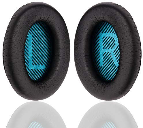 YOCOWOCO Ersatz Ohrpolster für Bose QC25 QC35 QC35 ii QC15 QC2/ Ae2 Ae2i Ae2w/ SoundTrue & SoundLink Around-Ear Kopfhörer Ohrpolster Ohrkissen für Bose Quietcomfort 25 Quietcomfort 35