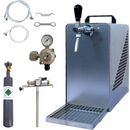BieTal - Dispensador de cerveza con refrigeración (30 litros/h, adaptador de 5 litros, 0,5 kg, CO2)