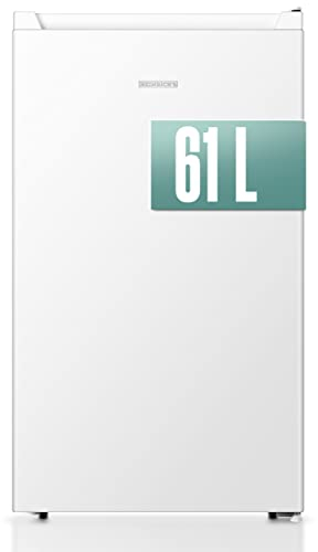 Heinrich´s Gefrierschrank 61Liter, Mini, -18°C Freezer, 3x Gefrierschublade, 7 Stufen Temperaturregler, Airflow, wechselbarer Türanschlag weiß