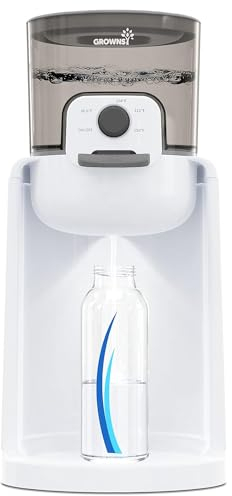 Flaschenwärmer Baby, GROWNSY Wasserwärmer Flaschenzubereiter Baby, Sterilisator für Babyflaschen, Präzise Steuerung von 4 Temperaturen, Warmwasserspender für Formula, Flaschenzubereiter für Babys