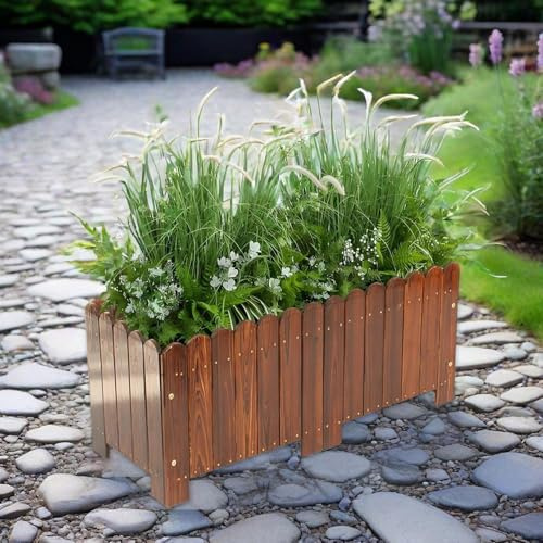 Fioriera rialzata per esterni, fioriera extra large per verdure, fiori, erbe, soluzione per piantare fuori terra