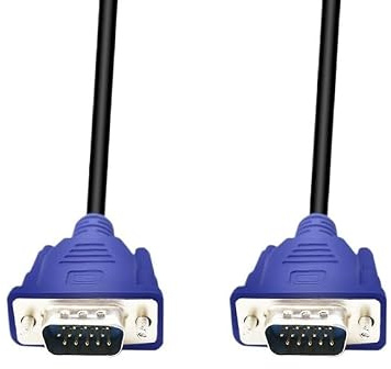 VCALDGFZ 1,5 m VGA-förlängningskabel HD 15 stift hane till hane VGA-kablar kabelkabel kopparkärna