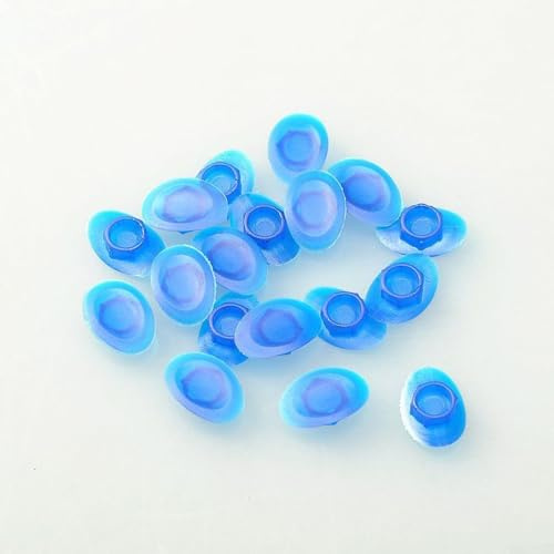 ABS Plastic Rim Tape Alternative for Road and Mountain for Bike Rim Hole Repair, 100pcs for Bike Tire Pad Replacement, High Pressure Tire Sealant for Ring up to 400psi, Reusable Rim(Blue)()