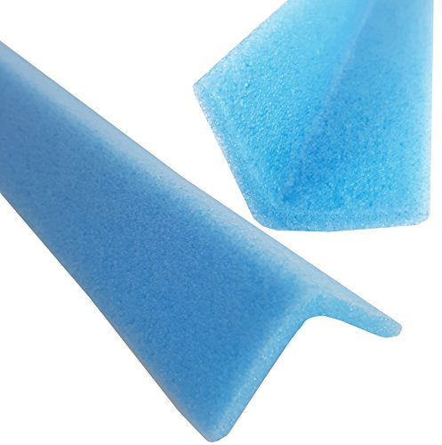 L-Profil Eckenschutz Kantenschutz Schaumstoff 50 x 50 mm L Form Schaumprofil (30 x 1 Lfm)