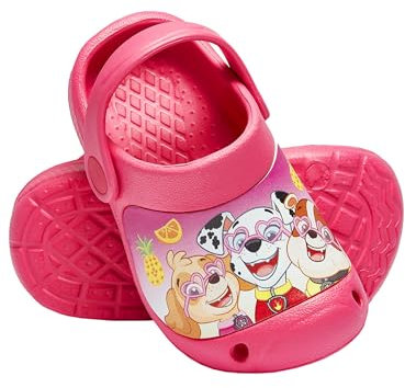 PAW PATROL Schuhe | Badesandalen Kinder | Marshall Und Skye Badeschuhe Kinder | Badeschlappen Für Mädchen | Rosa 23