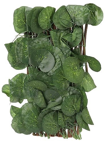 Jectse Plante de Haie Topiaire Artificielle, Décoration Murale, Haies Artificielles, Protection Solaire Extensible et Imperméable pour Patio (Feuille de bégonia)