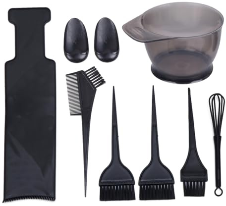 ABOOFAN 8pezzi Kit Per Tintura Capelli Ciotola Per Colorazione Tavolo Per Tintura Pettine Per Colorazione Spazzola Per Strumento Per Barbiere Parrucchiere