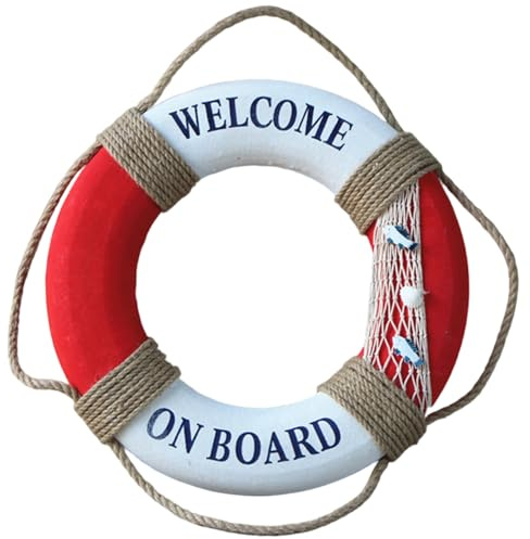 BEAHING Flotteurs de Piscine, Anneau de Sauvetage en Mousse avec Corde périphérique, bouée Sauvetage légère et Portable 16 Pouces pour Piscine, lac, rivière, Bord mer