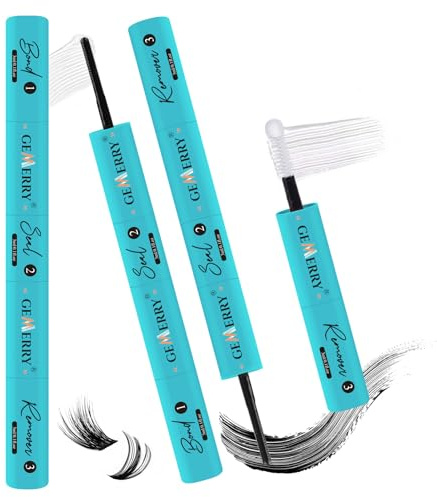 GEMERRY 3-IN-1 Bond & Seal & Remover Colla Ciglia Finte Ciuffetti