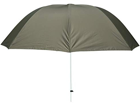 Fox 60' Brolly - Angelschirm zum Ansitzangeln auf Raubfische & Karpfen, Schirm zum Angeln, Sonnenschirm zum Karpfenangeln