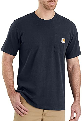 Carhartt Workwear Pocket T-Shirt S/S - Baumwoll T-Shirt,navy 412, S