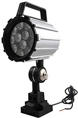 12W 240V, Adjustable Multipurpose Worklight,IP68 Explosion-Proof Oilproof Waterproof LED Machine Work Light for Lathe, CNC Milling Machine, Drilling Machine, Aluminum Alloy, Short Arm (12)