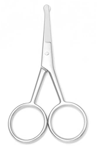 Yutoner Manicure Rounded Tip Scissors Multi-purpose Beauty Grooming Shears