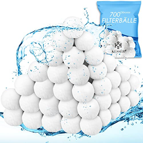 KESSER® Polysphere Filterbälle Filter Sandfilteranlage 1400g ersetzen 50kg Filtersand Zubehör Ersatz Poolfilter Filteranlage