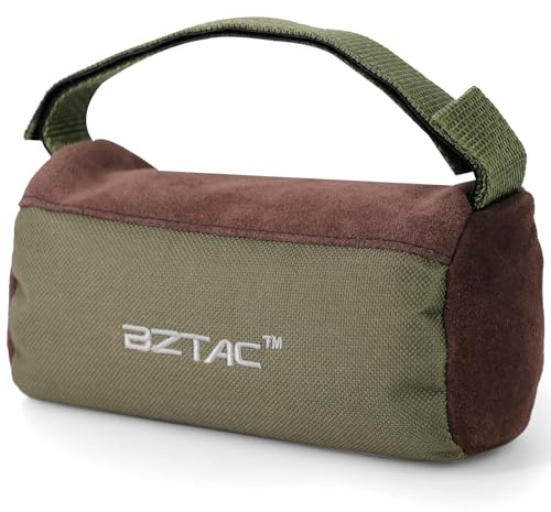 BZTAC Tactical Pre-Filled Hunting Gun Holders Shooting Rest Bag Squeeze Bag Long Range Rifle Rest, Front & Rear Support Sandbag for Outdoor Shooting, Hunting, Outdoor Shooting Rest Bags, BZT123SRB