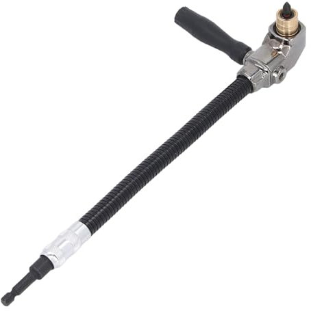 Estensione della Punta del Trapano Flessibile con Adattatore per Trapano Ad Angolo Retto, Supporto per Trapano Estensione del Cacciavite a Scorrimento Flessibile da 11,8,