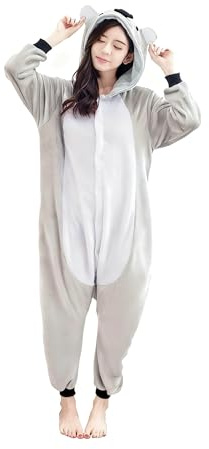 Ovender Cosplay Pijama Kigurumi Disfraz Animale Mono de una Pieza Carnaval Navidad Halloween Adultos Unisex Mujer Hombre Ropa Interior Espectáculo Invierno
