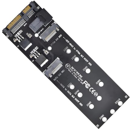 SFF-8643 to U2 Kit NGFF M-Key to HD Mini SAS NVME PCIe SSD SATA Adapter for Motherboard