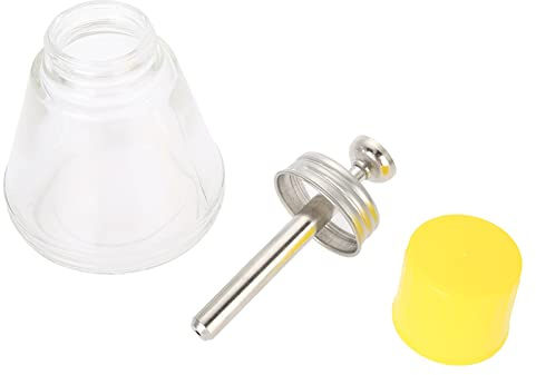 Generic Pumpdispenserflaska för Nagelkonst 180 Ml, Korrosionsskyddande Alkoholbehållare i Glas för Effektiv Vätskeanvändning, Lämplig för Kosmetika