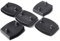 XIAONAN 53-54mm Satz von 20 STK Schwarz Lattenrost Halterungen für Mittelschiene Ersatz Bett Lamelle Inhaber Kits Plastik Center Kappen Inhaber Breite x Höhe 54mm x 9mm (Innenmaß)