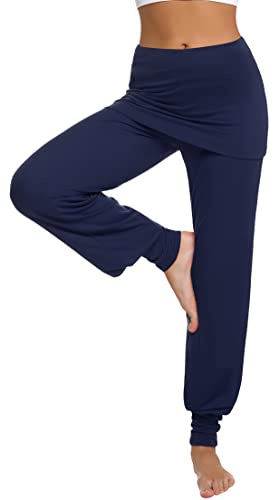 Terecey Pantaloni Donna Comodi Vita Alta Stile Casual Relax Quotidiano | Look Minimal, Taglio Fluido, Comfort Quotidiano, Casa Viaggio, Attività Leggera